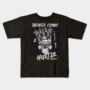 hustler tee Kids T-Shirt